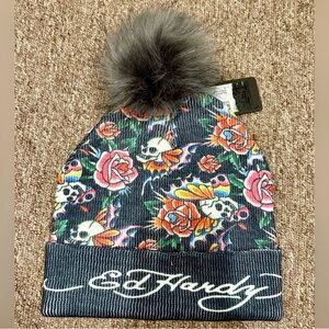 Ed Hardy NWT hat. Colorful design